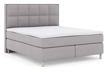Select No 3 Komplett Sängpaket 180x200 Fast - Ljusgrå/Metall - Products - Möbler - Säng - Kontinentalsäng