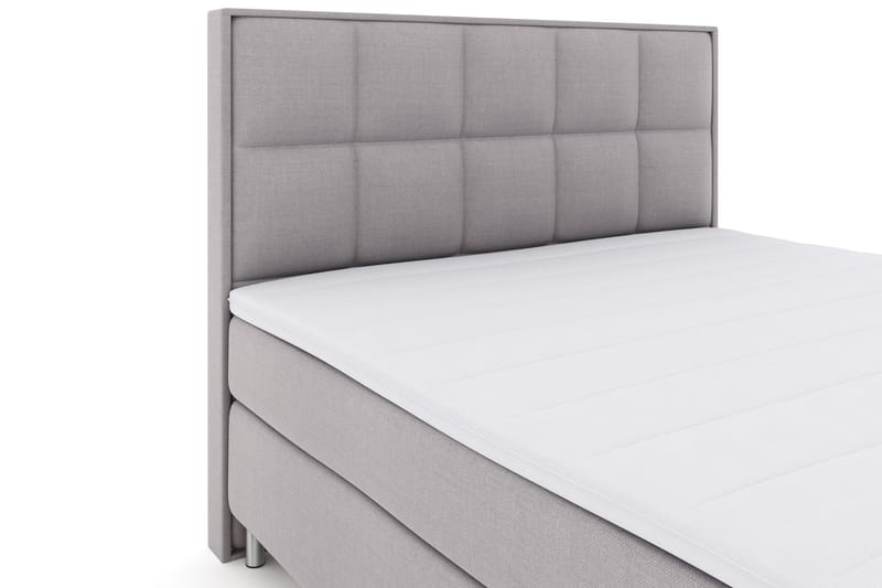 Select No 3 Komplett Sängpaket 180x200 Fast - Ljusgrå/Metall - Products - Möbler - Säng - Kontinentalsäng
