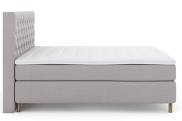 Select No 3 Komplett Sängpaket 180x200 Fast/Medium - Ljusgrå/Koppar - Products - Möbler - Säng - Kontinentalsäng