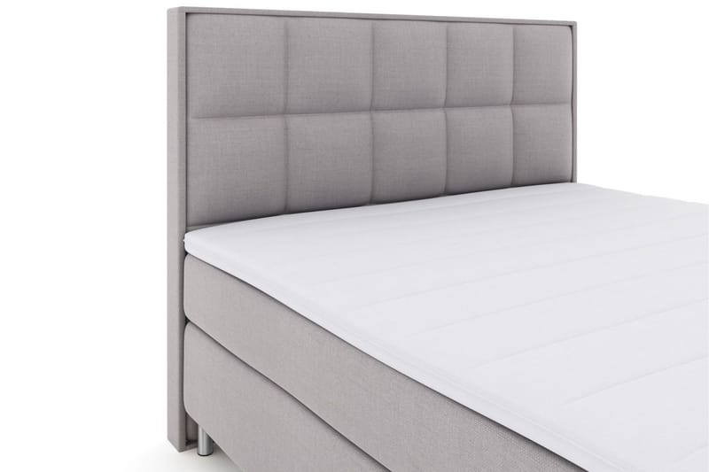 Select No 3 Komplett Sängpaket 180x200 Fast/Medium - Ljusgrå/Metall - Products - Möbler - Säng - Kontinentalsäng