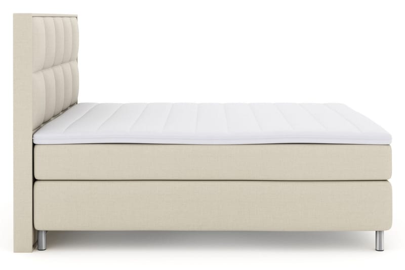 Select No 3 Komplett Sängpaket 180x200 Medium - Beige/Metall - Products - Möbler - Säng - Kontinentalsäng