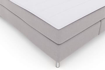 Select No 3 Komplett Sängpaket 180x200 Medium - Ljusgrå/Metall - Products - Möbler - Säng - Kontinentalsäng