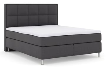 Select No 3 Komplett Sängpaket 180x200 Medium - Mörkgrå/Metall - Products - Möbler - Säng - Kontinentalsäng