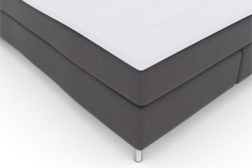 Select No 3 Komplett Sängpaket 180x200 Medium - Mörkgrå/Metall - Products - Möbler - Säng - Kontinentalsäng