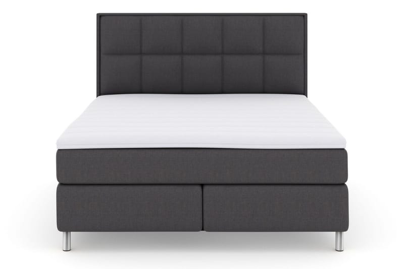 Select No 3 Komplett Sängpaket 180x200 Medium - Mörkgrå/Metall - Products - Möbler - Säng - Kontinentalsäng