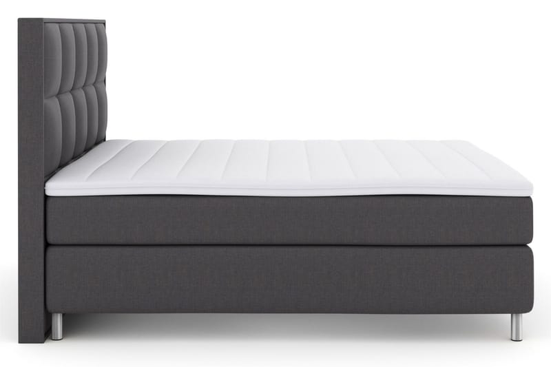 Select No 3 Komplett Sängpaket 180x200 Medium - Mörkgrå/Metall - Products - Möbler - Säng - Kontinentalsäng
