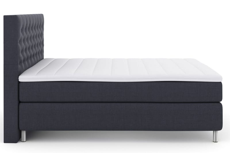 Select No 3 Komplett Sängpaket 210x210 Fast - Blå/Metall - Products - Möbler - Säng - Kontinentalsäng