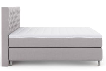 Select No 3 Komplett Sängpaket 210x210 Fast - Ljusgrå/Metall - Products - Möbler - Säng - Kontinentalsäng