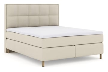 Select No 3 Komplett Sängpaket 210x210 Medium - Beige/Koppar - Products - Möbler - Säng - Kontinentalsäng