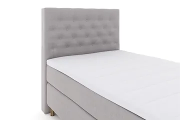 Select No 3 Kontinentalsäng 120x200 Medium - Ljusgrå/Koppar - Products - Möbler - Säng - Enkelsäng