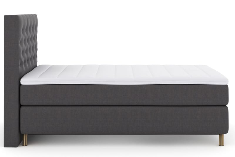 Select No 3 Kontinentalsäng 120x200 Medium - Mörkgrå/Koppar - Products - Möbler - Säng - Enkelsäng