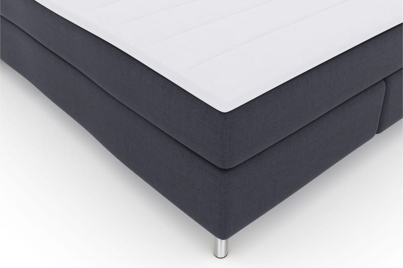 Select No 3 Kontinentalsäng 180x200 Fast/Medium - Blå/Metall - Products - Möbler - Säng - Kontinentalsäng