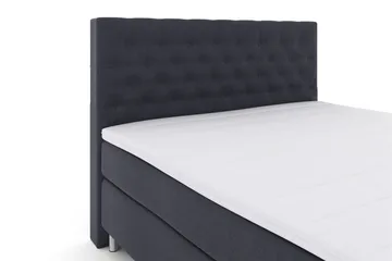 Select No 3 Kontinentalsäng 180x200 Fast/Medium - Blå/Metall - Products - Möbler - Säng - Kontinentalsäng