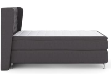 Select No 4 Komplett Sängpaket 120x200 Fast - Mörkgrå/Silver - Products - Möbler - Säng - Enkelsäng