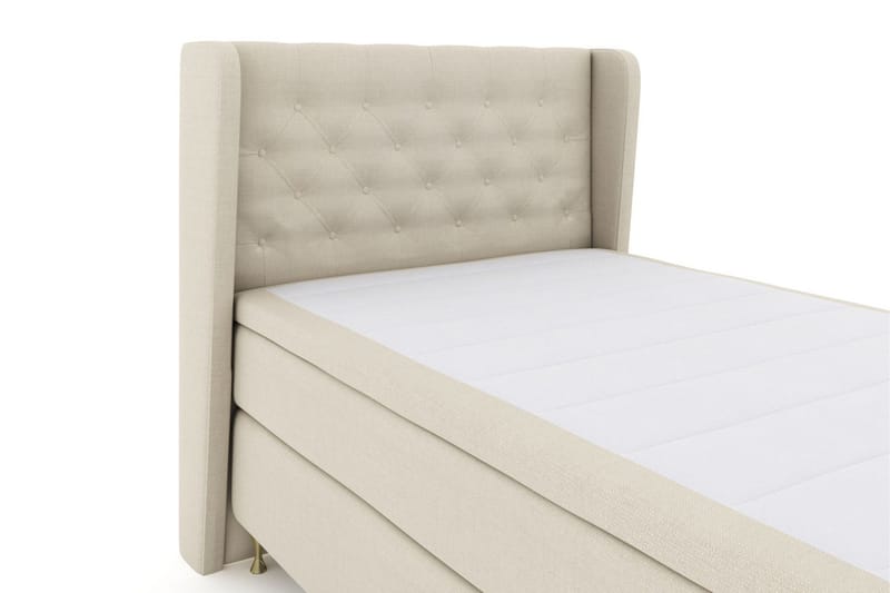 Select No 4 Komplett Sängpaket 120x200 Medium - Beige/Guld - Products - Möbler - Säng - Enkelsäng