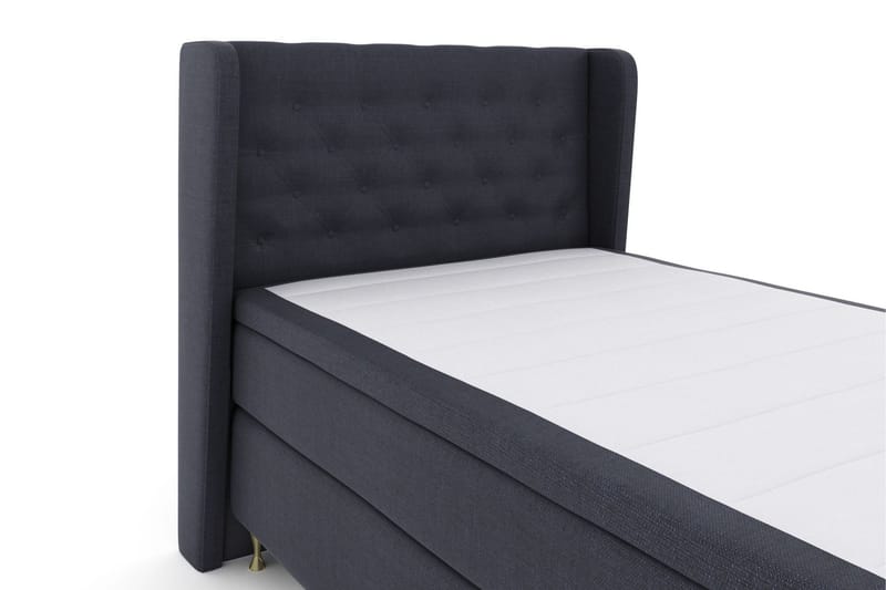 Select No 4 Komplett Sängpaket 120x200 Medium - Blå/Guld - Products - Möbler - Säng - Enkelsäng