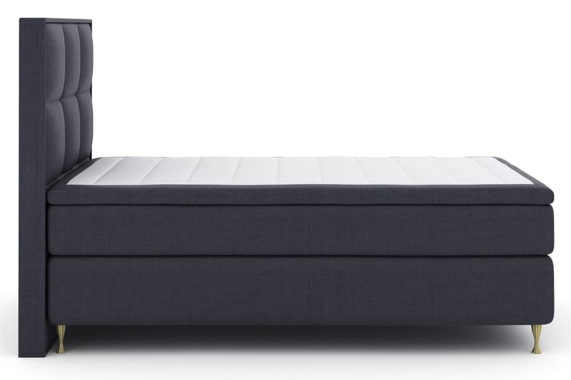 Select No 4 Komplett Sängpaket 120x200 Medium - Blå/Guld - Products - Möbler - Säng - Enkelsäng