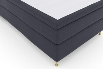 Select No 4 Komplett Sängpaket 120x200 Medium - Blå/Guld - Products - Möbler - Säng - Enkelsäng
