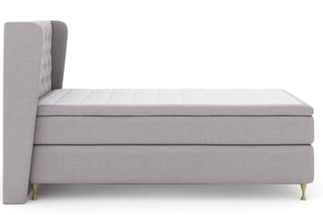 Select No 4 Komplett Sängpaket 120x200 Medium - Ljusgrå/Guld - Products - Möbler - Säng - Enkelsäng