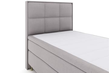 Select No 4 Komplett Sängpaket 120x200 Medium - Ljusgrå/Guld - Products - Möbler - Säng - Enkelsäng