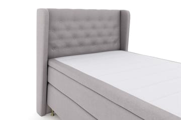 Select No 4 Komplett Sängpaket 120x200 Medium - Ljusgrå/Guld - Products - Möbler - Säng - Enkelsäng