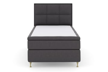 Select No 4 Komplett Sängpaket 120x200 Medium - Mörkgrå/Guld - Products - Möbler - Säng - Enkelsäng