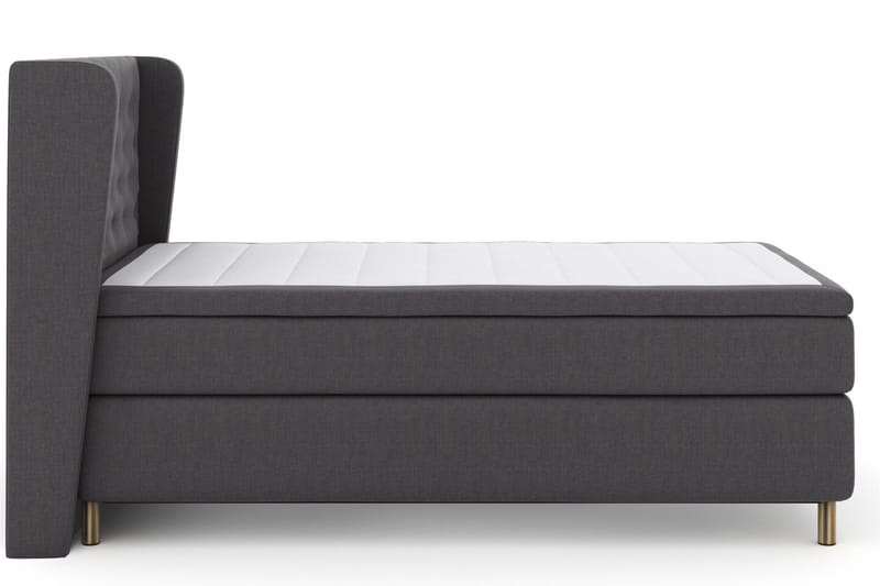 Select No 4 Komplett Sängpaket 120x200 Medium - Mörkgrå/Koppar - Products - Möbler - Säng - Enkelsäng