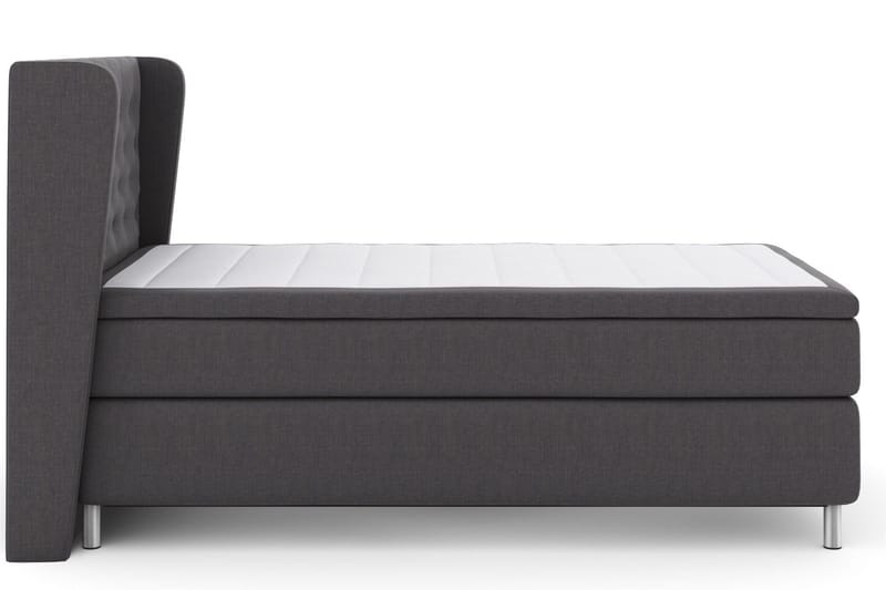 Select No 4 Komplett Sängpaket 120x200 Medium - Mörkgrå/Metall - Products - Möbler - Säng - Enkelsäng
