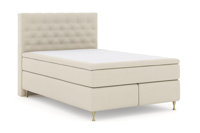 Select No 4 Komplett Sängpaket 140x200 Fast - Beige/Guld - Products - Möbler - Säng - Kontinentalsäng