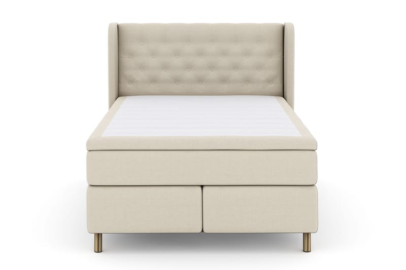 Select No 4 Komplett Sängpaket 140x200 Fast - Beige/Koppar - Products - Möbler - Säng - Kontinentalsäng