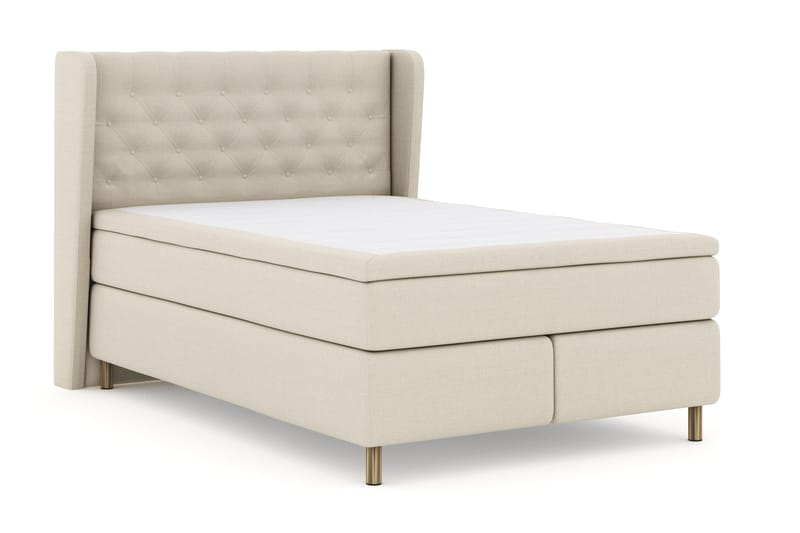 Select No 4 Komplett Sängpaket 140x200 Fast - Beige/Koppar - Products - Möbler - Säng - Kontinentalsäng