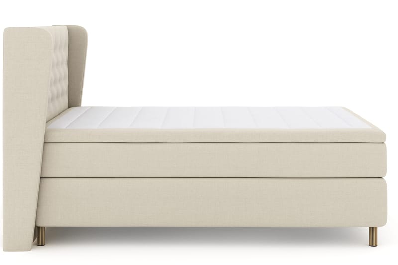 Select No 4 Komplett Sängpaket 140x200 Fast, Beige/Koppar
