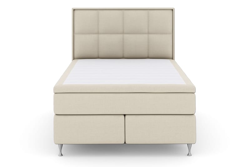 Select No 4 Komplett Sängpaket 140x200 Fast - Beige/Silver - Products - Möbler - Säng - Kontinentalsäng
