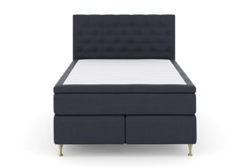 Select No 4 Komplett Sängpaket 140x200 Fast - Blå/Guld - Products - Möbler - Säng - Kontinentalsäng