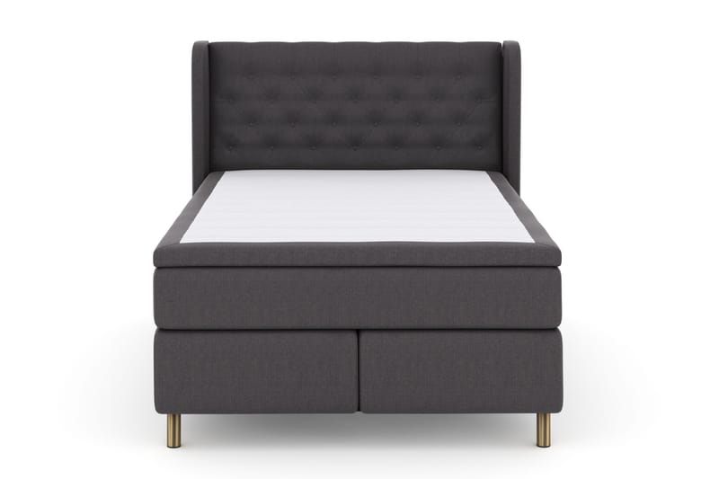 Select No 4 Komplett Sängpaket 140x200 Fast - Mörkgrå/Koppar - Products - Möbler - Säng - Kontinentalsäng
