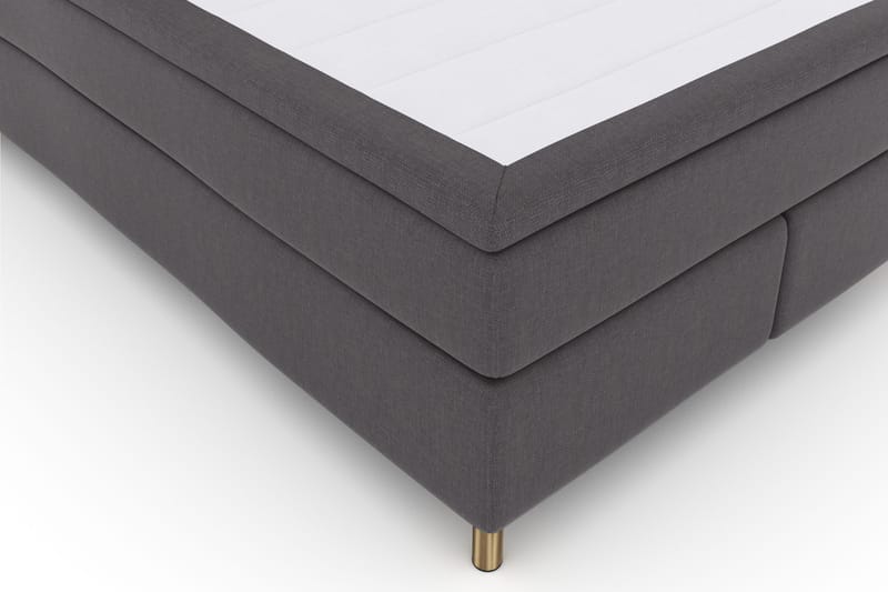Select No 4 Komplett Sängpaket 140x200 Fast - Mörkgrå/Koppar - Products - Möbler - Säng - Kontinentalsäng