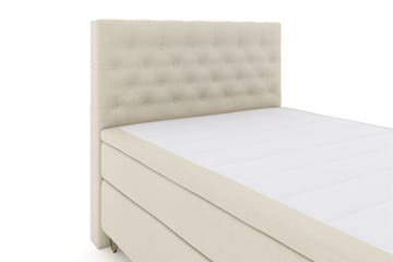 Select No 4 Komplett Sängpaket 140x200 Fast/Medium - Beige/Metall V-form - Products - Möbler - Säng - Kontinentalsäng