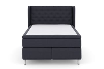 Select No 4 Komplett Sängpaket 140x200 Medium - Blå/Metall - Products - Möbler - Säng - Kontinentalsäng