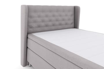 Select No 4 Komplett Sängpaket 140x200 Medium - Ljusgrå/Metall - Products - Möbler - Säng - Kontinentalsäng