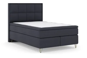 Select No 4 Komplett Sängpaket 160x200 Fast/Medium - Blå/Metall V-form - Products - Möbler - Säng - Kontinentalsäng
