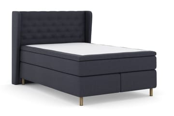 Select No 4 Komplett Sängpaket 160x200 Medium - Blå/Metall - Products - Möbler - Säng - Kontinentalsäng