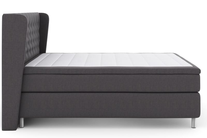 Select No 4 Komplett Sängpaket 160x200 Medium - Mörkgrå/Metall - Products - Möbler - Säng - Kontinentalsäng