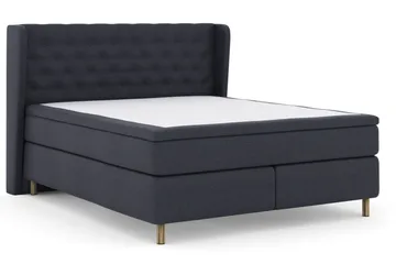 Select No 4 Komplett Sängpaket 180x200 Fast/Medium - Blå/Koppar - Products - Möbler - Säng - Kontinentalsäng