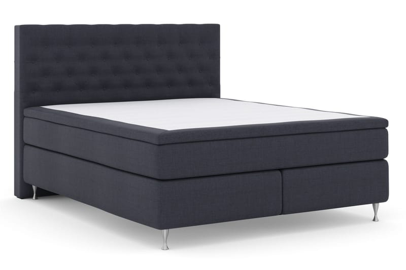 Select No 4 Komplett Sängpaket 180x200 Medium - Blå/Silver - Products - Möbler - Säng - Kontinentalsäng