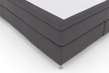 Select No 4 Komplett Sängpaket 180x200 Medium - Mörkgrå/Silver - Products - Möbler - Säng - Kontinentalsäng