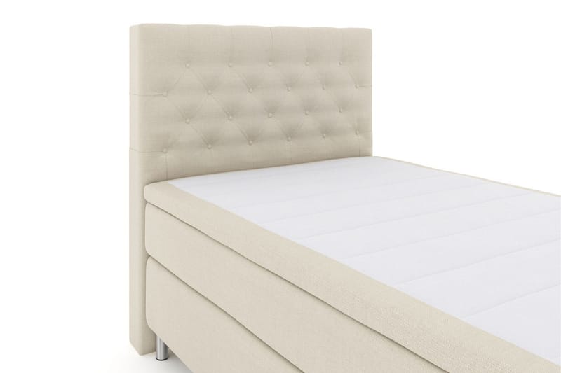 Select No 4 Kontinentalsäng 120x200 Fast - Beige/Metall - Products - Möbler - Säng - Enkelsäng