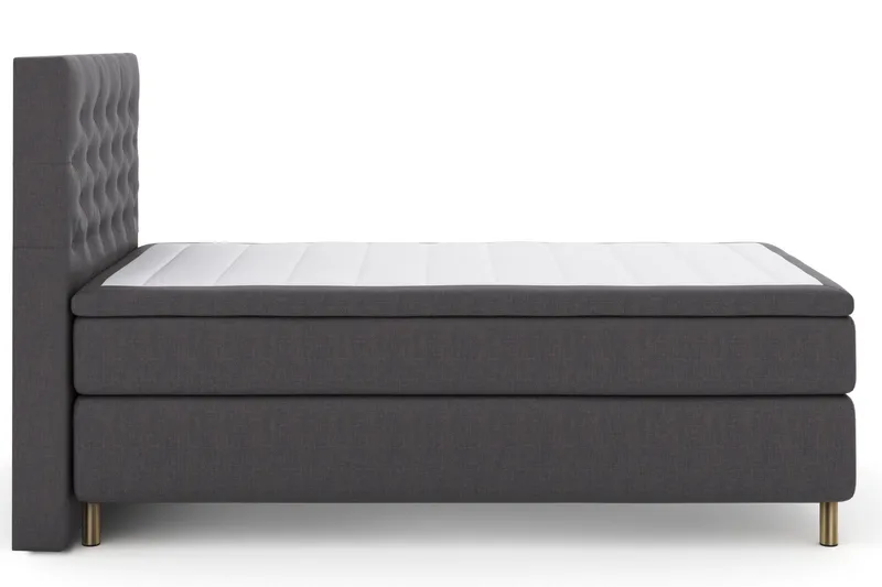 Select No 4 Kontinentalsäng 120x200 Medium - Mörkgrå/Koppar - Products - Möbler - Säng - Enkelsäng