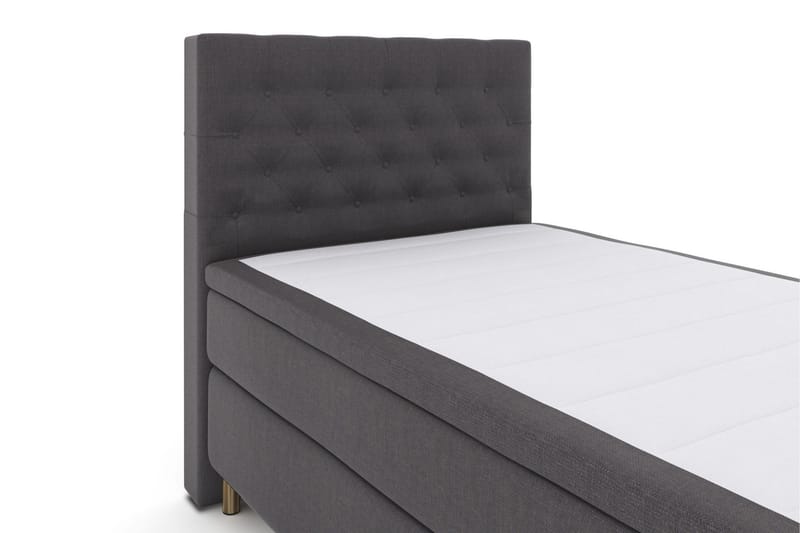 Select No 4 Kontinentalsäng 120x200 Medium - Mörkgrå/Koppar - Products - Möbler - Säng - Enkelsäng