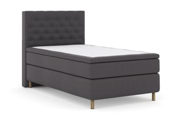 Select No 4 Kontinentalsäng 120x200 Medium - Mörkgrå/Koppar - Products - Möbler - Säng - Enkelsäng