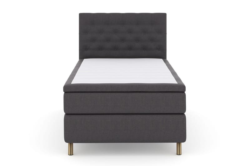 Select No 4 Kontinentalsäng 120x200 Medium - Mörkgrå/Koppar - Products - Möbler - Säng - Enkelsäng